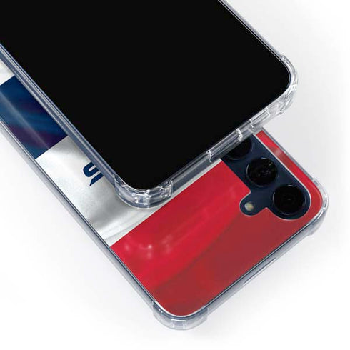 NBA Washington Wizards Home Jersey Galaxy A55 5G Clear Case