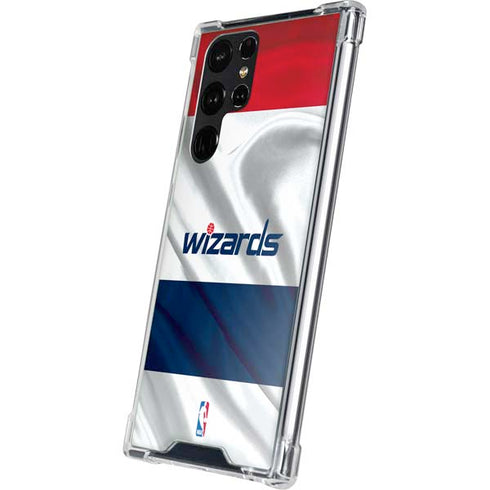 NBA Washington Wizards Home Jersey Galaxy S23 Ultra Clear Case