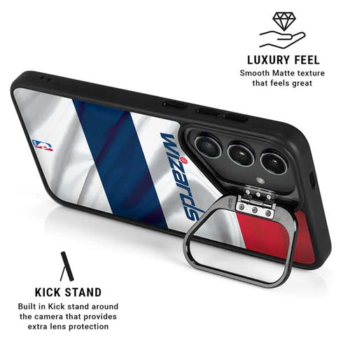 NBA Washington Wizards Home Jersey Galaxy S25 Kickstand Case