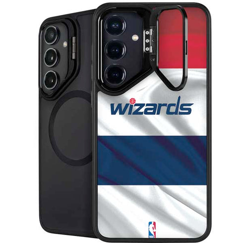 NBA Washington Wizards Home Jersey Galaxy S24 Plus Kickstand Case