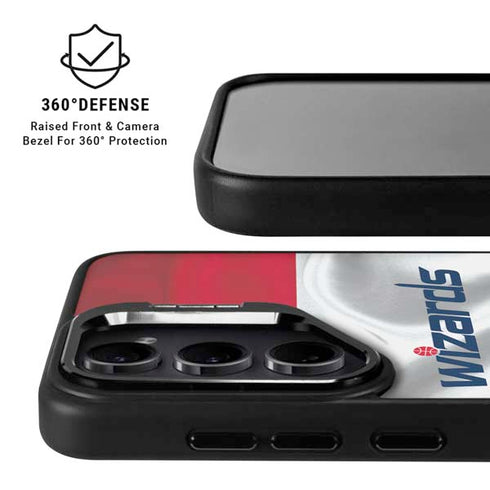 NBA Washington Wizards Home Jersey Galaxy S24 Plus Kickstand Case