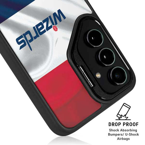 NBA Washington Wizards Home Jersey Galaxy S24 Plus Kickstand Case