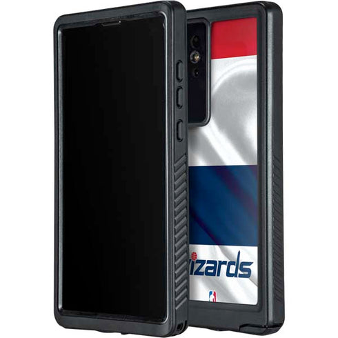 NBA Washington Wizards Home Jersey Galaxy S24 Ultra Waterproof Case