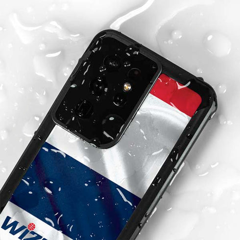 NBA Washington Wizards Home Jersey Galaxy S24 Ultra Waterproof Case