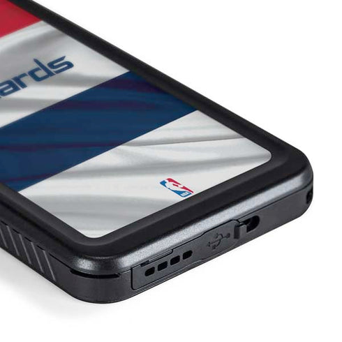 NBA Washington Wizards Home Jersey Galaxy S24 Waterproof Case