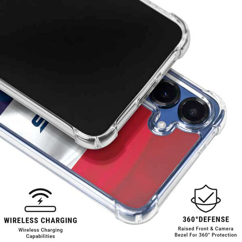 NBA Washington Wizards Home Jersey Galaxy S25 Clear Case