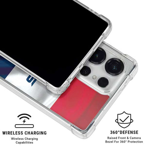 NBA Washington Wizards Home Jersey Galaxy S25 Ultra Clear Case