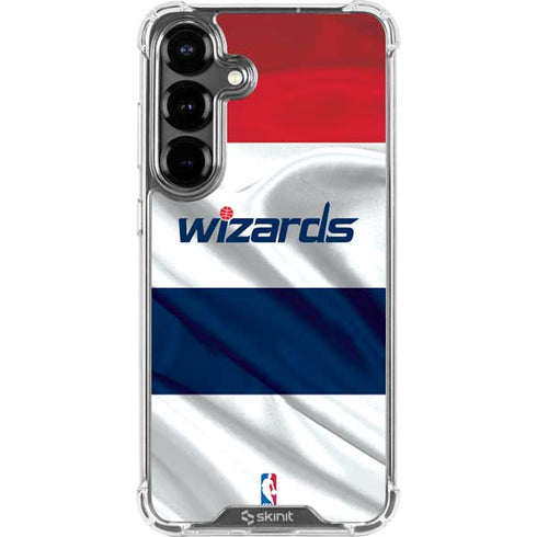 NBA Washington Wizards Home Jersey Galaxy S26 Plus Clear Case