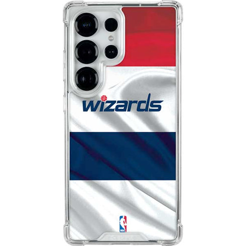 NBA Washington Wizards Home Jersey Galaxy S26 Ultra Clear Case