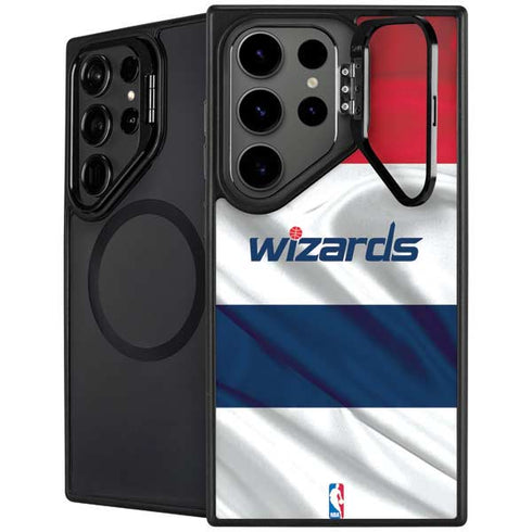 NBA Washington Wizards Home Jersey Galaxy S26 Ultra Kickstand Case