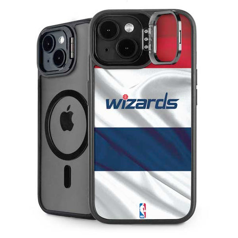 NBA Washington Wizards Home Jersey iPhone 14 Plus Kickstand Case