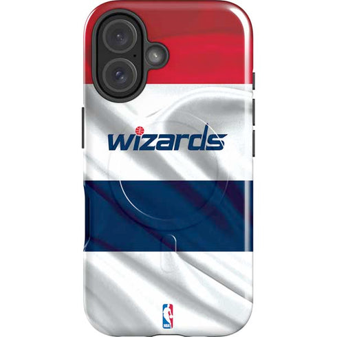 NBA Washington Wizards Home Jersey iPhone 16 Magsafe Impact Case