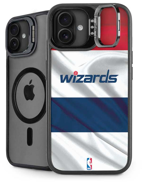 NBA Washington Wizards Home Jersey iPhone 16 Plus Kickstand Case