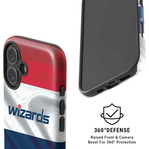 NBA Washington Wizards Home Jersey iPhone 16 Plus Magsafe Impact Case