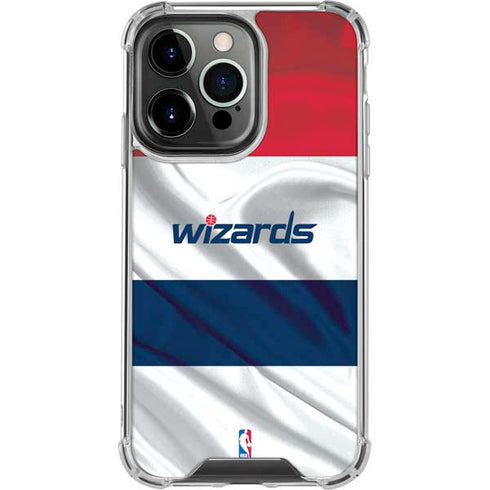 NBA Washington Wizards Home Jersey iPhone 16 Pro Clear Case