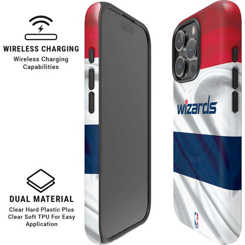 NBA Washington Wizards Home Jersey iPhone 16 Pro Max Magsafe Impact Case