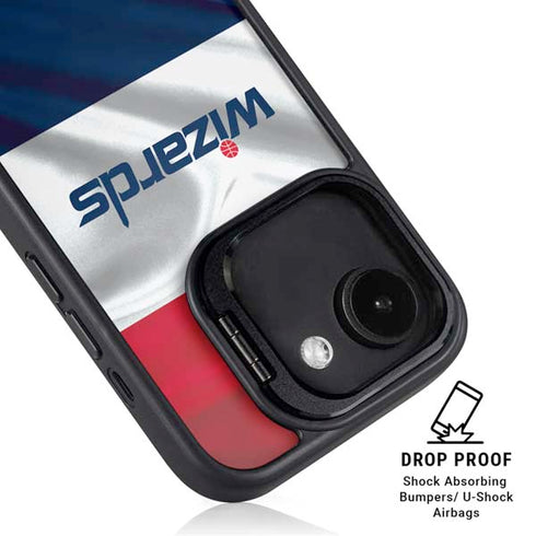 NBA Washington Wizards Home Jersey iPhone 16e Kickstand Case