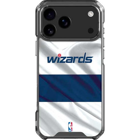 NBA Washington Wizards Home Jersey iPhone 18 Pro Max Clear Case