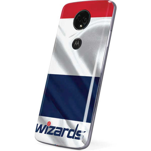 NBA Washington Wizards Home Jersey Moto E5 Plus Skin