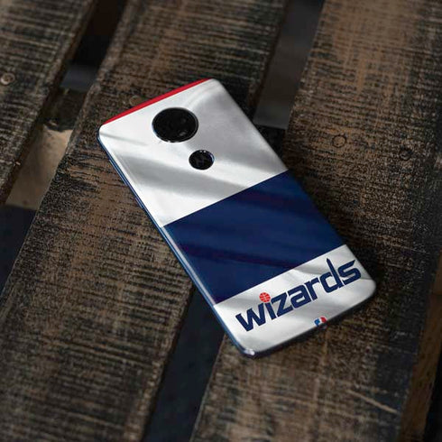 NBA Washington Wizards Home Jersey Moto E5 Plus Skin