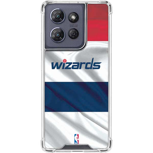 NBA Washington Wizards Home Jersey Moto G 5G (2025) Clear Case