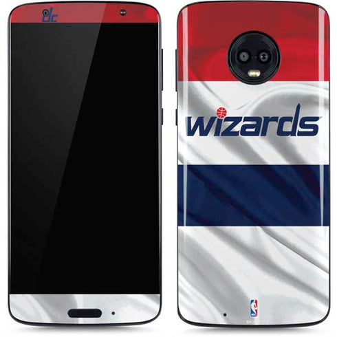 NBA Washington Wizards Home Jersey Moto G6 Skin