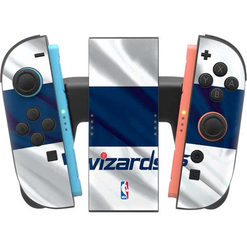 NBA Washington Wizards Home Jersey Nintendo Switch 2 (2025) Joy-Con Controller Skin