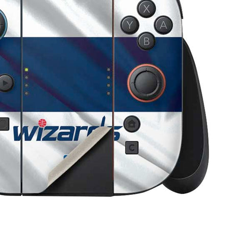 NBA Washington Wizards Home Jersey Nintendo Switch 2 (2025) Joy-Con Controller Skin