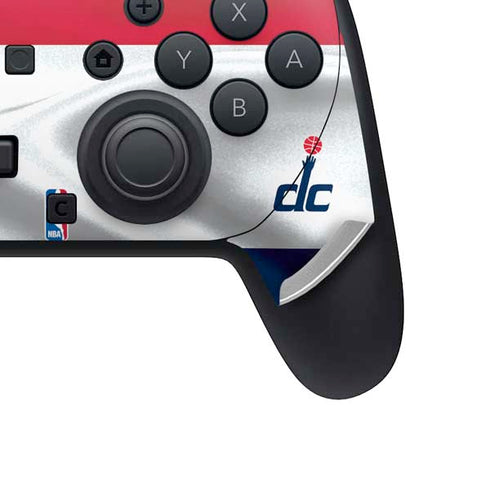 NBA Washington Wizards Home Jersey Nintendo Switch 2 (2025) Pro Controller Skin