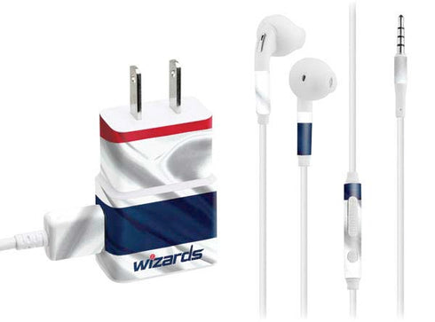NBA Washington Wizards Home Jersey Phone Charger Skin