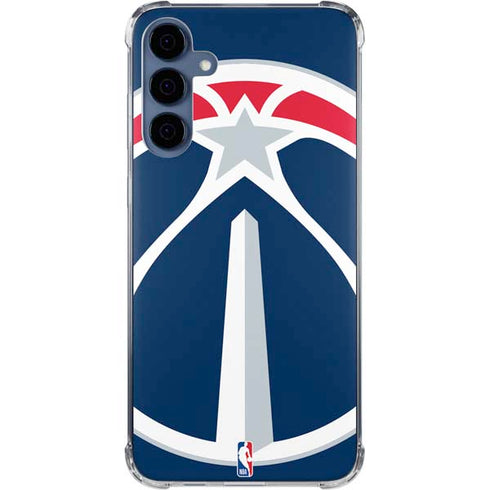 NBA Washington Wizards Large Logo Galaxy A35 5G Clear Case