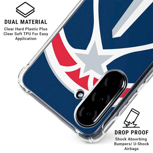 NBA Washington Wizards Large Logo Galaxy A36 5G Clear Case