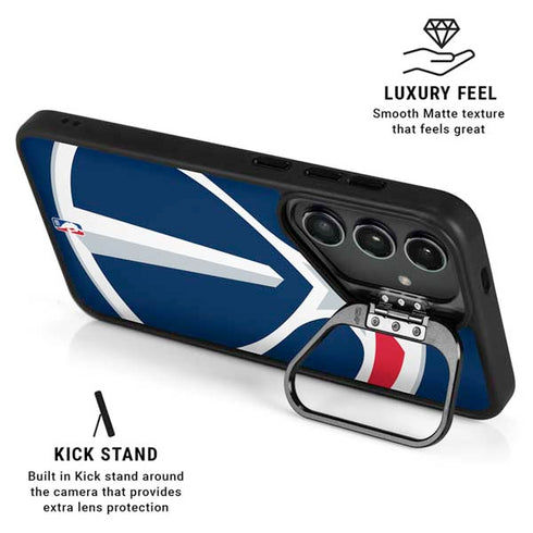 NBA Washington Wizards Large Logo Galaxy S25 Plus Kickstand Case