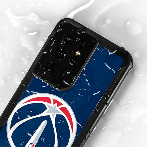 NBA Washington Wizards Large Logo Galaxy S24 Ultra Waterproof Case