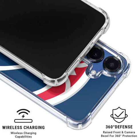NBA Washington Wizards Large Logo Galaxy S25 Plus Clear Case