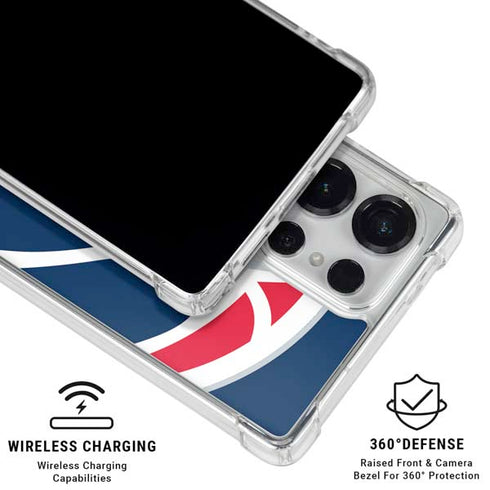 NBA Washington Wizards Large Logo Galaxy S25 Ultra Clear Case