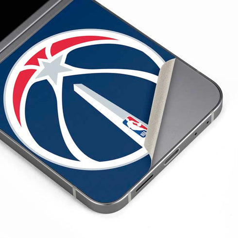 NBA Washington Wizards Large Logo Galaxy Z Flip6 Skin