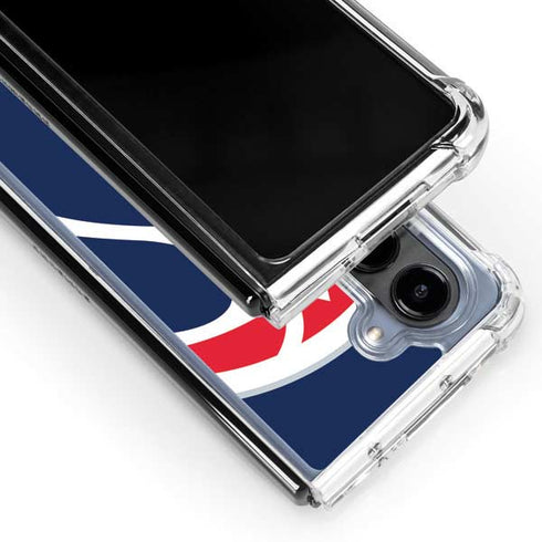 NBA Washington Wizards Large Logo Galaxy Z Fold5 5G Clear Case