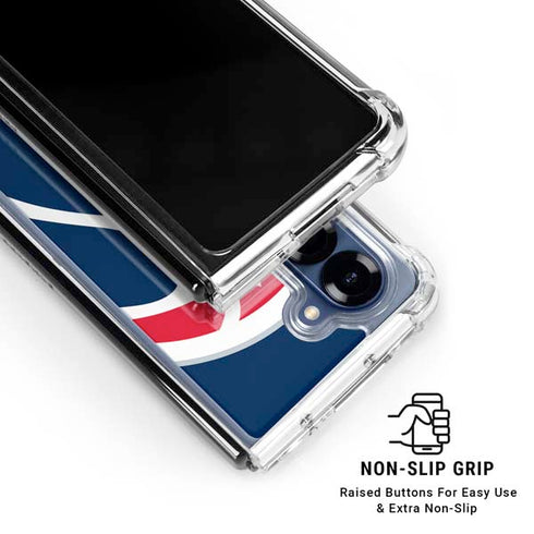 NBA Washington Wizards Large Logo Galaxy Z Fold6 Clear Case