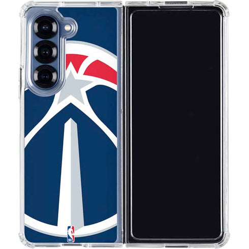 NBA Washington Wizards Large Logo Galaxy Z Fold7 Clear Case