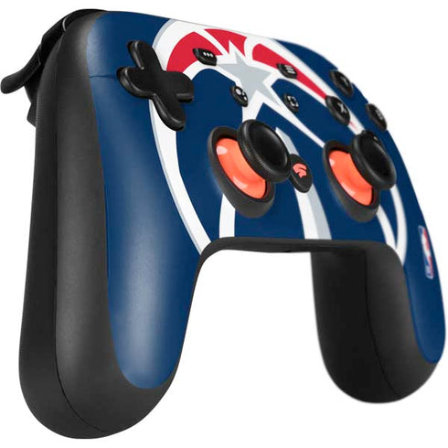 NBA Washington Wizards Large Logo Google Stadia Controller Skin