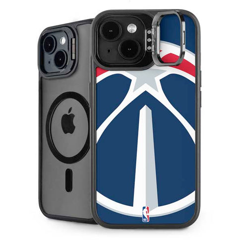 NBA Washington Wizards Large Logo iPhone 14 Kickstand Case