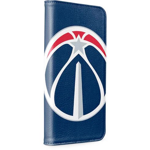 NBA Washington Wizards Large Logo iPhone 15 Plus Folio Case