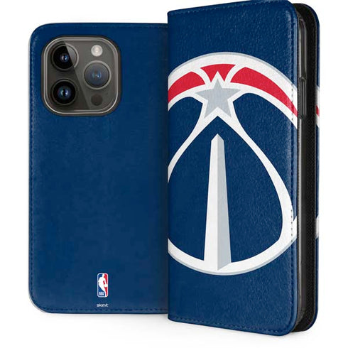 NBA Washington Wizards Large Logo iPhone 15 Pro Folio Case