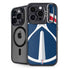 NBA Washington Wizards Large Logo iPhone 15 Pro Kickstand Case