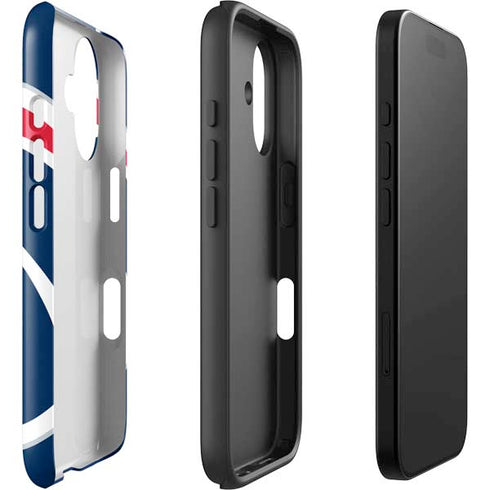 NBA Washington Wizards Large Logo iPhone 16 Impact Case