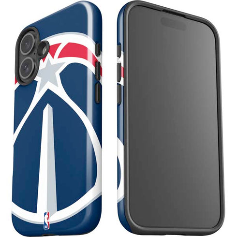 NBA Washington Wizards Large Logo iPhone 16 Impact Case