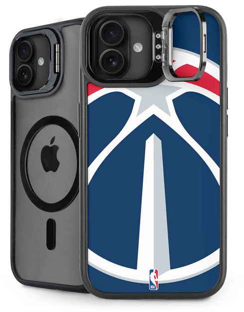 NBA Washington Wizards Large Logo iPhone 16 Plus Kickstand Case