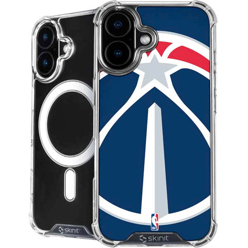 NBA Washington Wizards Large Logo iPhone 16 Plus MagSafe Case