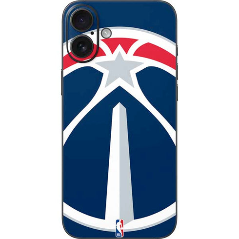 NBA Washington Wizards Large Logo iPhone 16 Plus Skin
